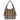 Burberry Small Canterby Tan Leather Check Canvas Tote Bag Purse