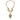 Dolce & Gabbana Gold Brass Angel Floral Beaded Embellished Necklace