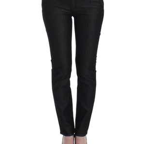 Ermanno Scervino Chic Black Skinny Jeans - Elegant &amp; Slim Fit