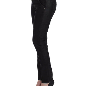 Ermanno Scervino Chic Black Skinny Jeans - Elegant &amp; Slim Fit