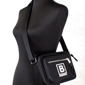 Burberry Paddy Small Black Nylon Logo Camera Belt Fanny Pack Bag