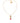 Dolce &amp; Gabbana Gold Brass Chain Dog Heart Pendant Charm Necklace