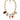 Dolce & Gabbana Gold Chain Rose Cross Strawberry Star Pendant Necklace