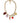 Dolce & Gabbana Gold Chain Rose Cross Strawberry Star Pendant Necklace