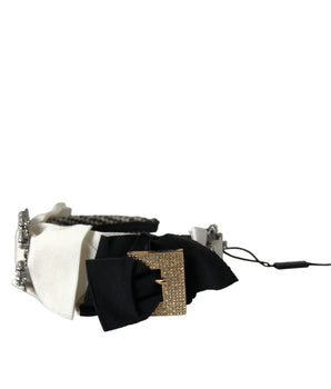 Dolce & Gabbana Multicolor Crystal Embellished Women Headband Diadem