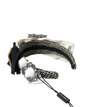 Dolce & Gabbana Multicolor Crystal Embellished Women Headband Diadem