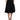 Dolce & Gabbana Black High Waist A-line Knee Length Skirt