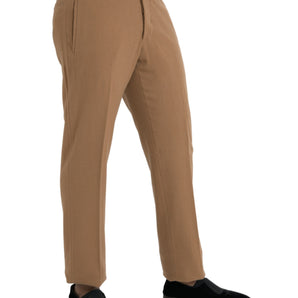 Prada Pantalón de vestir recto de cachemir beige para hombre