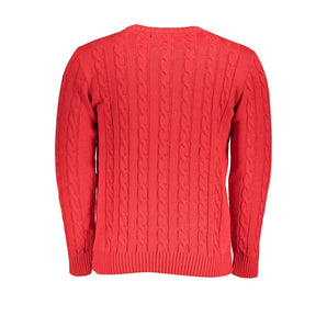 US Grand Polo Red Fabric Sweater