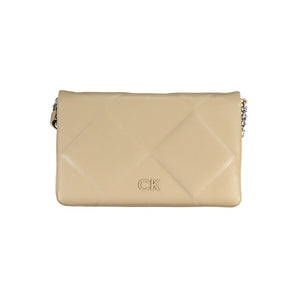 Calvin Klein Beige Polyester Handbag