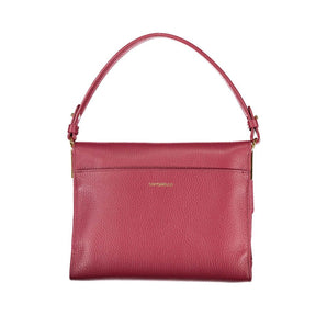 Bolso de mano de cuero rojo Coccinelle