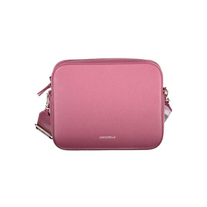 Bolso de mano Coccinelle de piel rosa