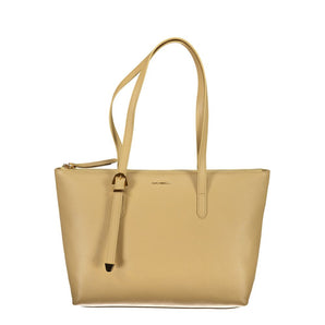 Bolso Coccinelle De Piel Beige