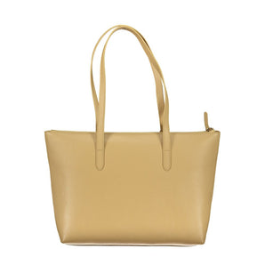 Bolso Coccinelle De Piel Beige