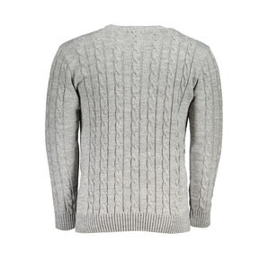 U.S. Grand Polo Gray Fabric Sweater