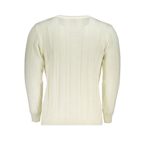 US Grand Polo White Fabric Sweater