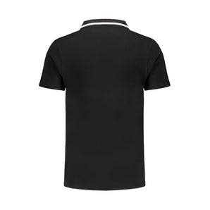 Polo de algodón negro Fila