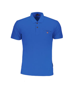 Napapijri Blue Cotton Polo Shirt