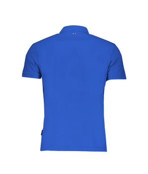 Napapijri Blue Cotton Polo Shirt