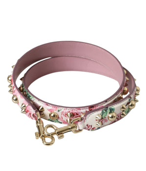 Dolce &amp; Gabbana Pink Floral Handbag Accessory Shoulder Strap