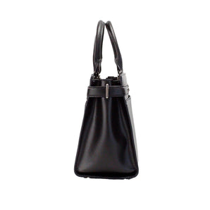 Kate Spade Staci Bolso bandolera mediano de piel saffiano negro