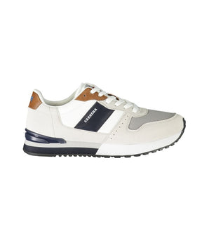 Carrera White Polyester Sneakers