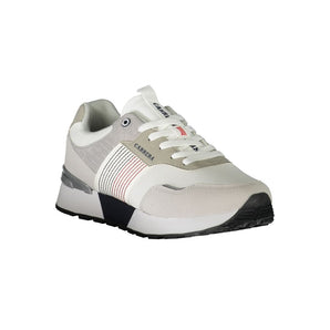 Carrera White Polyester Sneaker