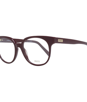 Emilio Pucci Burgundy Plastic Glasses (Frames)