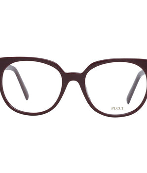 Emilio Pucci Burgundy Plastic Glasses (Frames)