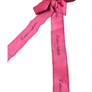 Dolce &amp; Gabbana Pink L'Amore E'Bellezza Waist Belt