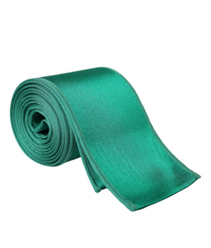 Dolce & Gabbana Green Silk Satin Waist Women Belt