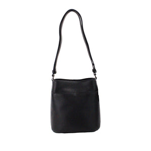 Kate Spade Leila - Bolso bandolera pequeño de piel granulada en color negro