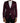 Dolce & Gabbana Maroon Silk Single Breasted Coat Blazer