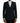 Dolce & Gabbana Black Stripe SICILIA Double Breasted Coat Blazer