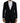 Dolce & Gabbana Black Wool Notch Single Breasted Coat Blazer