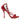 Dolce & Gabbana Keira Red Satin Crystals Sandals Heels Shoes