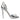 Dolce &amp; Gabbana Silver KEIRA Leather Heels Sandals Shoes