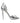 Dolce & Gabbana Silver KEIRA Leather Heels Sandals Shoes