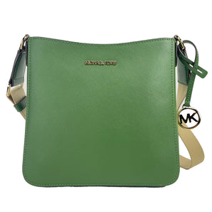 Michael Kors Jet Set Small Messenger Crossbody Bag Green