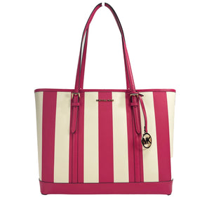 Michael Kors Jet Set Travel Large TZ Hombro Bolso Tote De PVC Monedero Rosa