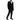 Dolce & Gabbana Black Polyester STAFF Formal 3 Piece Suit