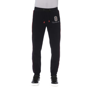 Trussardi Black Cotton Jeans &amp; Pant