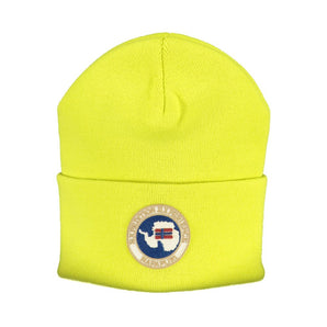 Napapijri Yellow Acrylic Hats &amp; Cap