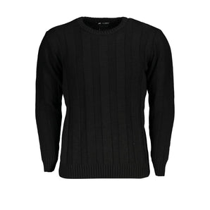 US Grand Polo Black Fabric Sweater