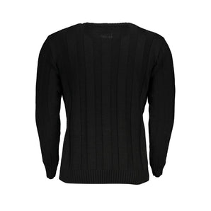 US Grand Polo Black Fabric Sweater