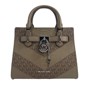 Michael Kors Bolso bandolera pequeño Hamilton Dusk Satchel