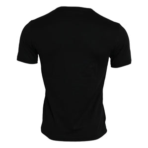 Dolce & Gabbana Black #DGFamily Cotton Crew Neck T-shirt