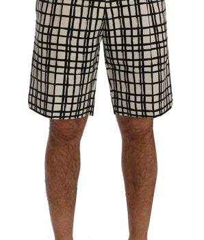Dolce & Gabbana Elegant Striped Cotton-Linen Shorts Dolce & Gabbana 