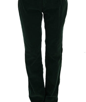 Dolce & Gabbana Green Cotton Corduroys Jeans Dolce & Gabbana 