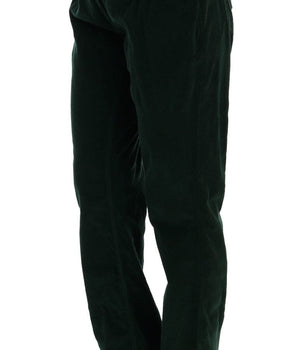 Dolce & Gabbana Green Cotton Corduroys Jeans Dolce & Gabbana 